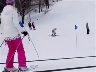 Snow Skating In Russia