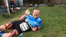 A Man Just Ran A Marathon In His Own Backyard