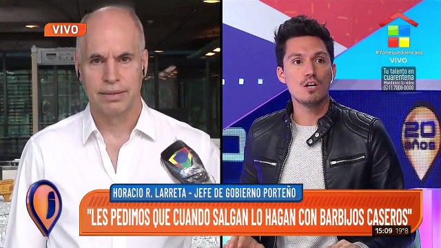 Horacio Rodríguez Larreta en Intrusos