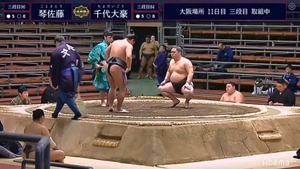 Kotosato vs Chiyodaigo - Haru 2020, Sandanme - Day 11