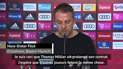 Bayern - Après Müller, Flick espère d'autres prolongations