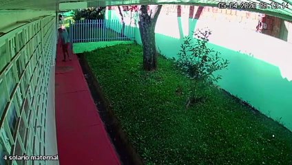 Câmeras flagram furto em Cmei no São Cristóvão