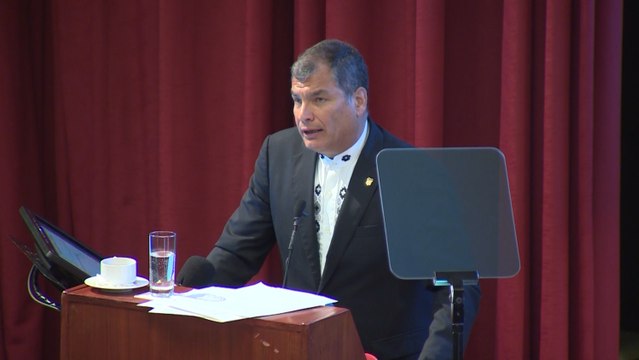 El expresidente de Ecuador Rafael Correa, condenado a ocho años de prisión