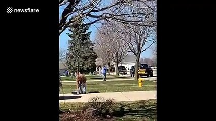 Jump around! Wisconsin neighbors participate in statewide dance to battle coronavirus quarantine boredom