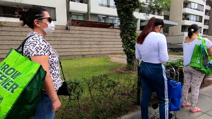 Line for Grocery Store Wraps Around the Block in Peru