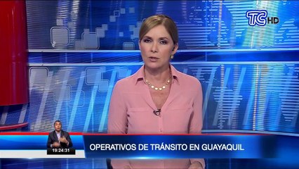 Sancionados en Guayaquil durante operativos de tránsito