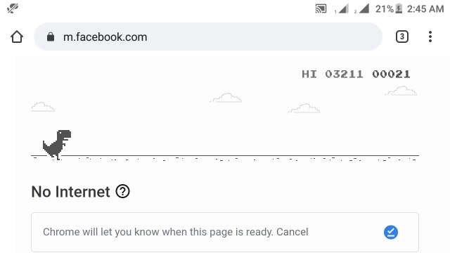 OFFLINE CHROME DINOSAUR GAME HIGH SCORE 1189