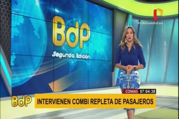 Militar reclamó a pasajeros que abarrotaban combi: “No veo a mi familia para cuidarlos a ustedes”