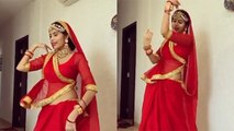Charu Asopa ने किया Rajasthani Folk Dance, Red Saree में लगी बला की खूबसूरत Viral Video | Boldsky