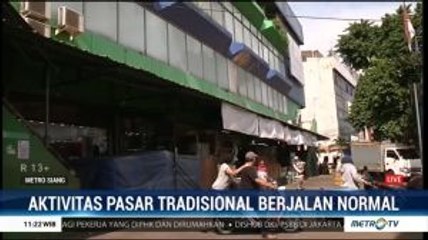 Pandemi Covid-19, Pasar Palmerah Sepi Pembeli