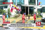 Miraflores: desinfectan hotel donde se reportó presunto caso de coronavirus