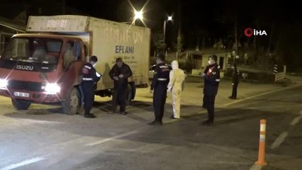 Bartın'ın Ulus ilçesinde giriş-çıkışlara sınırlandırma