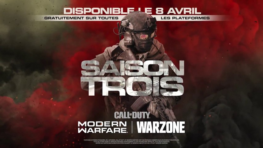 Call of Duty : Modern Warfare et Warzone - Bande-annonce de la saison 3 -  Vidéo Dailymotion