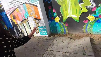 El mejor eslogan y visitando murales - Detrás de cámaras