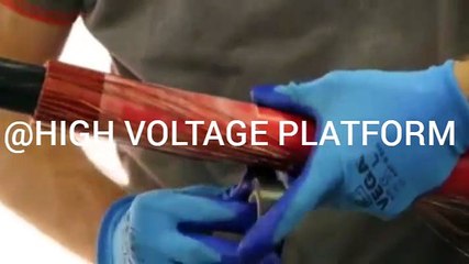 GORGEOUS 36 KV XLPE CABLE HEAD CONSTRUCTION VIDEO