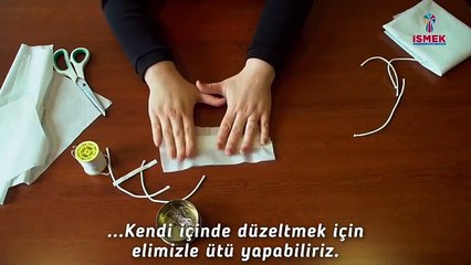 İSMEK'ten kendi maskesini dikmek isteyenlere öneriler