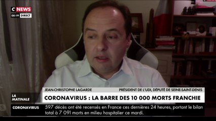 Jean-Christophe Lagarde : «il faudra chercher, après la crise, qui sont les responsables»
