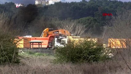 SANCAKTEPE'DEKİ SALGIN HASTANESİ ÇALIŞMALARINDA İKİNCİ GÜN