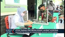 Atasi Kekurangan Darah Di PMI, Anggota TNI Serentak Lakukan Donor Darah