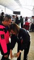 Fans meet Master Chris at hong kong Airport