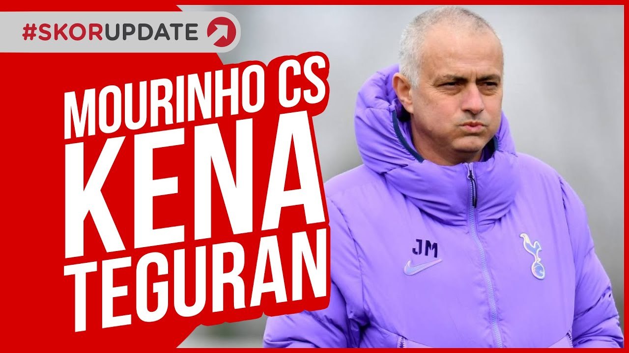 JOSE MOURINHO LANGGAR ATURAN SOCIAL DISTANCING