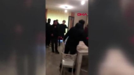 SULTANBEYLİ'DE DAİREDEN BOZMA KUMARHANEYE BASKIN KAMERADA