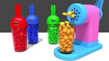 Kids Toy Videos US - Aprender colores conejito molde y pasta espagueti haciendo juguete dedo familia canción para niños
