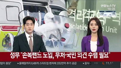 정부 "손목밴드 도입, 부처·국민 의견 수렴 필요"