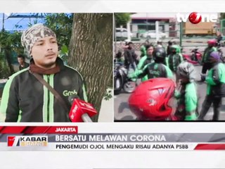 Jakarta Berlakukan PSBB, Pengemudi Ojol Risau