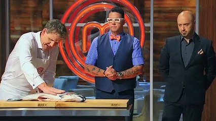 Gordon Ramsay Demonstrates How To Filet A Salmon | Season 2 Ep. 6 | MASTERCHEF JUNIOR