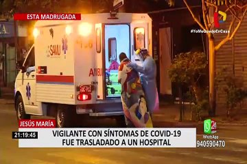 Estado de Emergencia: ¿Es necesario que los vigilantes sigan trabajando?