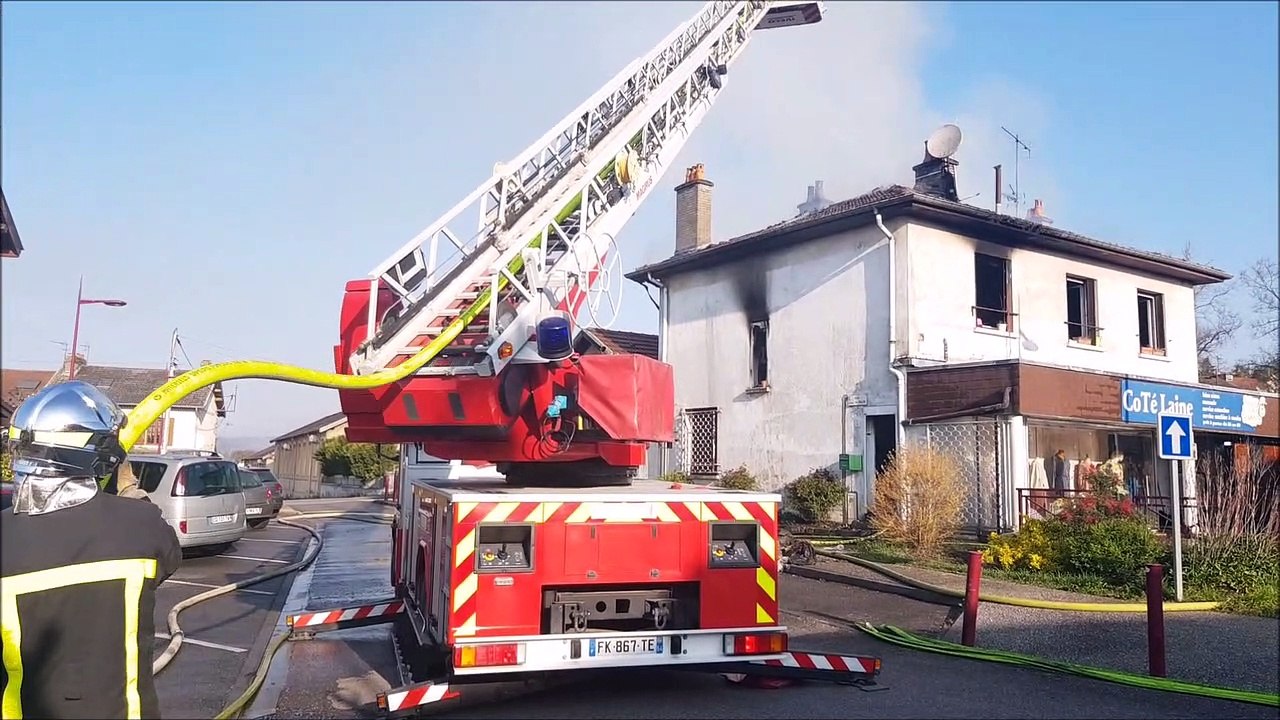 Chaligny : un appartement et un commerce détruits par un incendie