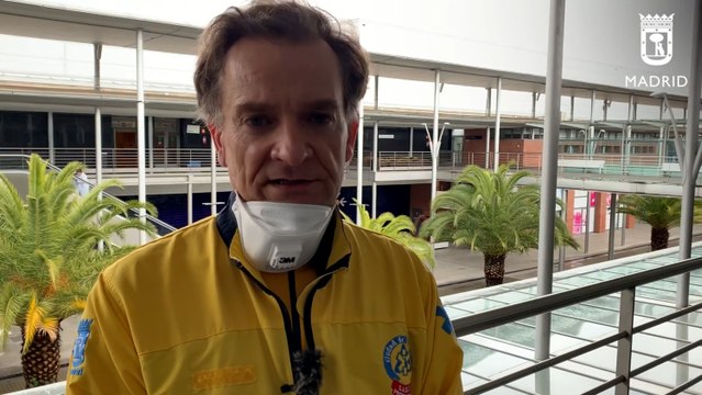 Psicólogos ayudan en Ifema a familiares, pacientes e intervinientes