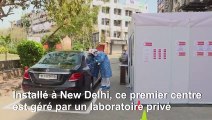 Coronavirus: premier centre de dépistage automobile en Inde