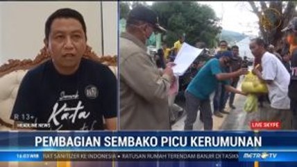 Pembagian Sembako dari Gubernur Gorontalo Picu Kerumunan Massa