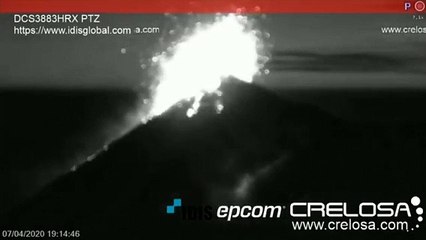 VIDEO impresionantes imágenes de erupción del volcán de Fuego