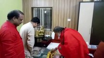 akhada parisd President Narendra Giri meet Bjp leader Sunil Bansal