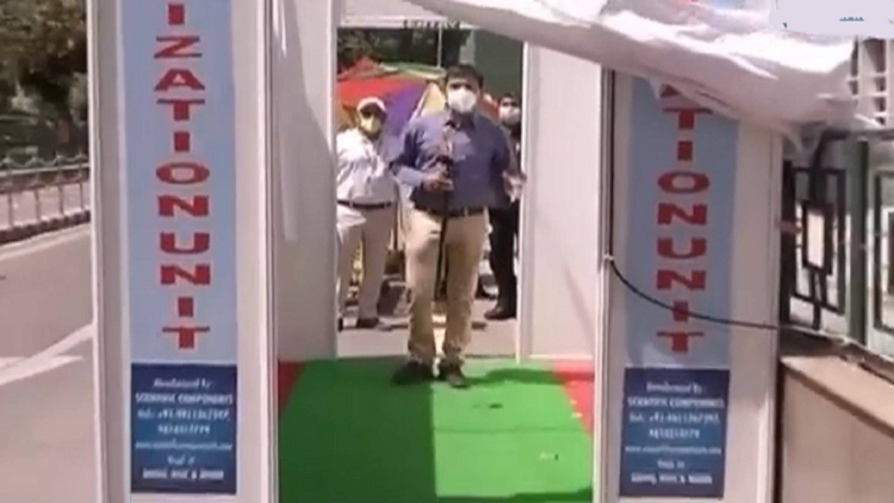 Coronavirus: DRDO install sanitisation unit at AIIMS