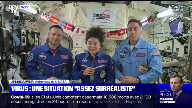 Depuis l'ISS, cette astronaute américaine évoque une situation assez surréaliste avant son retour sur Terre