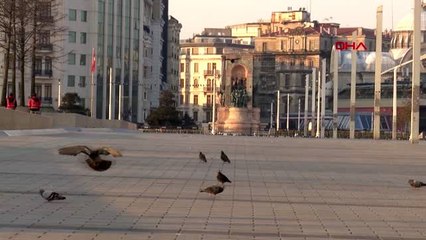 TAKSİM MEYDANI BOŞ KALDI