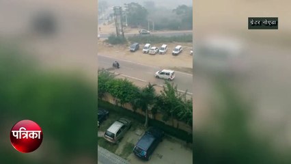 यूपी के इस शहर का एक्यूआई 450 पार, उड़ाई जा रही नियमों की धज्जियां