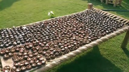 10 हजार से अधिक दिये का आर्डर कपूर और अन्य सामग्री