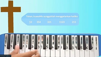 NOT PIANIKA LAGU KASIHMU MEMPESONA [JCLF] | LAGU ROHANI