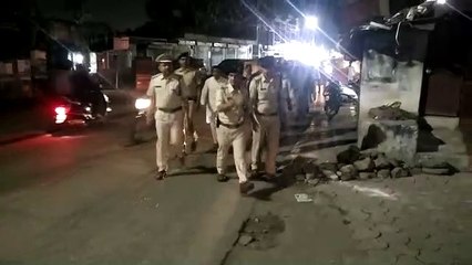 खजराना में पुलिस का एरिया डॉमिनेश मार्च