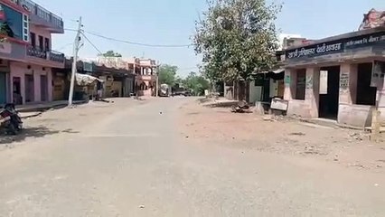 नीमचः ग्रामीणों ने गांव में बाहरी लोगों के आने-जाने पर लगाई रोक