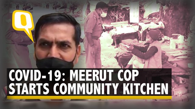 COVID-19: Meerut SHO Vijay Gupta's Initiative of Distributing Food is Winning Hearts