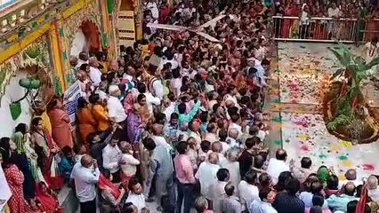 द्वारकाधीश मंदिर में पूजे गए गिरिराज
