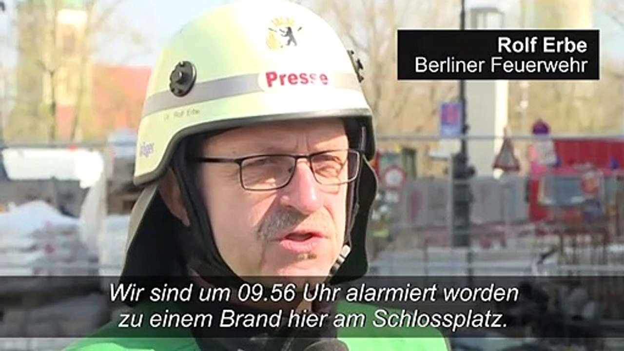 Brand im Berliner Stadtschloss