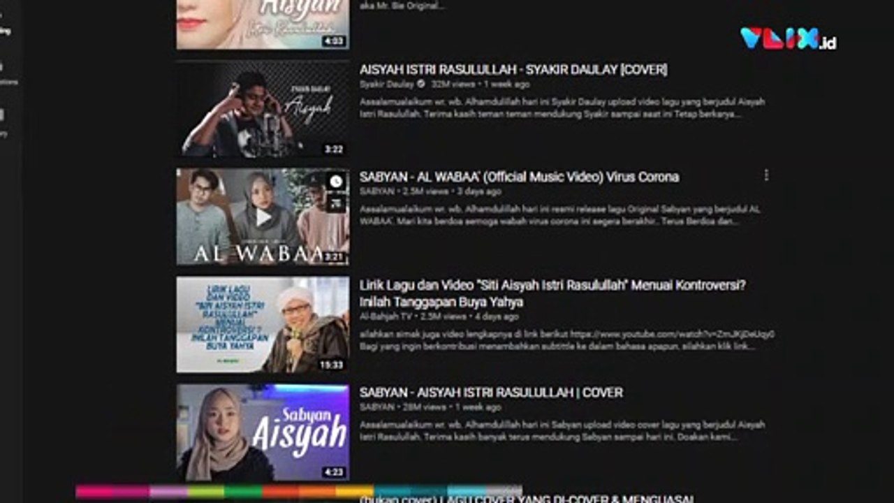 Fakta Lagu Aisyah Istri Rasulullah yang Trending di YouTube