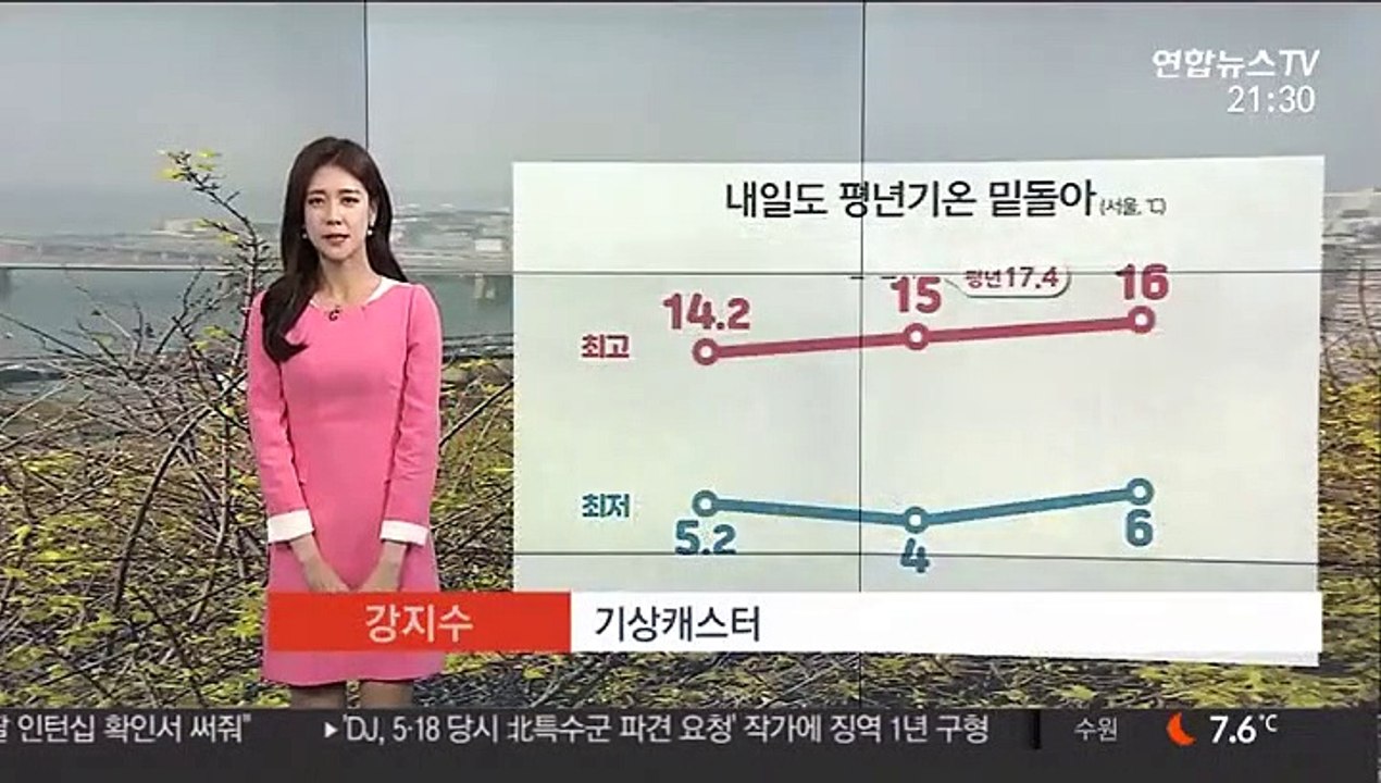 [날씨] 내일 평년 기온 밑돌아…전국 대기 건조
